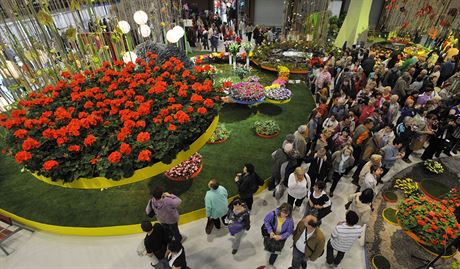 Podoba slavné kvtinové výstavy Flora (snímek z jarní etapy jednoho z dívjích roník) se stala pedmtem sporu mezi vedením výstavit a spolkem Flora+.