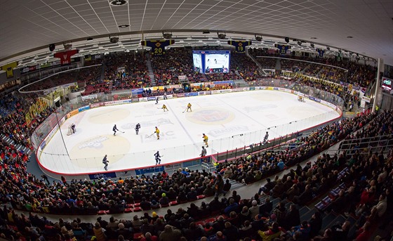 Budějovická Budvar aréna bývá na hokejové zápasy Motoru často plná.
