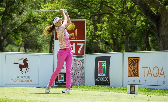 Klára Spilková na turnaji Ladies European Tour v Rabatu.