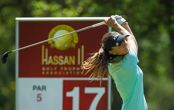 Klára Spilková na turnaji Ladies European Tour v Rabatu.