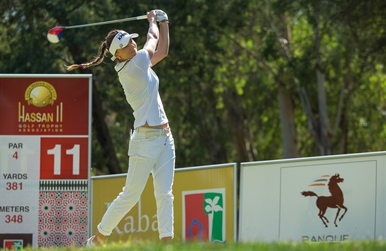 Klára Spilková na turnaji Ladies European Tour v Rabatu.