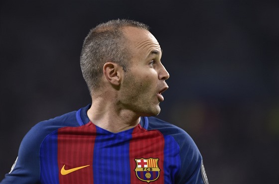 Andrés Iniesta v dresu Barcelony