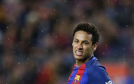 Neymar u Barcelony bhem utkn s Juventusem.