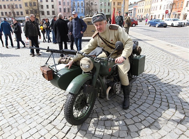René Kotra z Okrouhlice vlastní i válený motocykl sovtské výroby M-72.