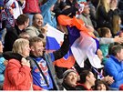 Sloventí fanouci si svtový ampionát hokejových osmnáctek náramn uívají.