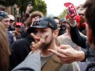 V Berkeley se stetli píznovci a odprci prezidenta Donalda Trumpa.