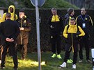 Trenér Borussie Dortmund Thomas Tuchel (vpravo) eká spolu s hrái ped...