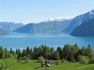 Pohled na Sognefjord od Leikangeru