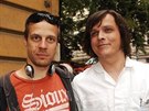 Reisér Martin Dolenský (vlevo) s Michalem Malátným, který hrál v jeho filmu...