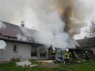 V Opaanech na Táborsku museli zasahovat hasii u poáru domu.