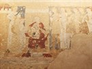 Unikátní nástnné malby ze 14. století pipomínají rytíský komiks. Na...