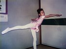 Snímek z mládí primabaleríny olomouckého Moravského divadla Yui Kyotani.