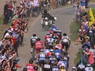 Momentka ze závodu Paí-Roubaix.
