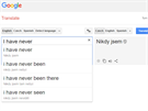 Nov Google Translate naeptává asto pekládané vty a fráze