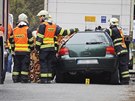 Tragická nehoda na odpočívadle U čtyř sudů na silnici mezi Plzní a Stříbrem....