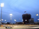 Lewis Hamilton v kvalifikaci na Velkou cenu Bahrajnu