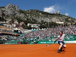 Andy Murray ve druhm kole turnaje v Monte Carlu.