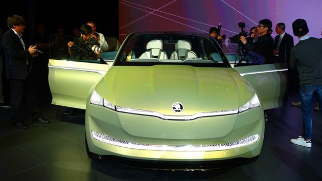 Škoda představuje koncept elektromobilu jménem Vision E.