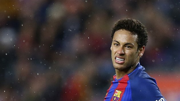 Neymar u Barcelony bhem utkn s Juventusem.