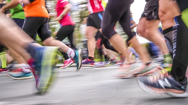 Momentka z Vinaskho plmaratonu v Pardubicch