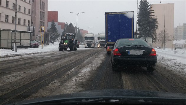 Kvli uvzlm kamionm je ve stedu kolem poledne Bruntl neprjezdn.