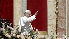 Pape v nedli poehnal Mstu a svtu (16. dubna 2017)