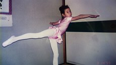Snímek z mládí primabaleríny olomouckého Moravského divadla Yui Kyotani.