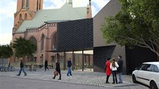 Návrh proměny červeného kostela od architekta Miroslava Pospíšila.