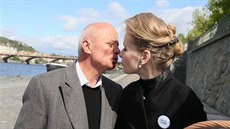 Michal Horá�ek zahájil na pra�ské náplavce sb�r podpis� pro svou kandidaturu na...