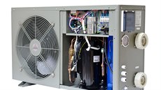 Tepelné erpadlo po otevení