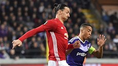 ZSTANE? Zlatan Ibrahimovic v dresu Manchesteru United.