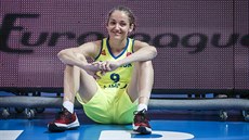 Laia Palauová z USK Praha po posledním euroligovém utkání v dlouhé karié�e