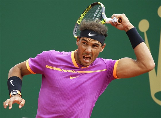 panlský tenista Rafael Nadal bhem finále turnaje v Monte Carlu.
