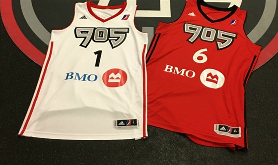 Dresy, se kterými vstoupil tým Raptors 905 pedloni na podzim do NBA D-League.