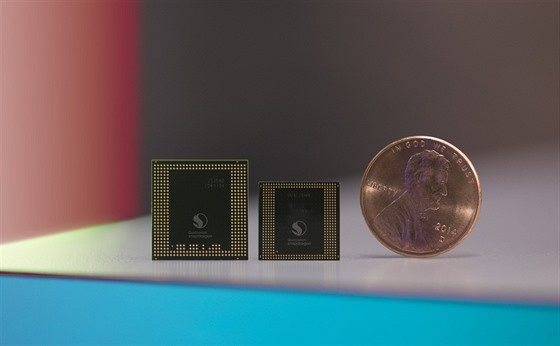 Srovnání velikosti ipu Snapdragon 835, 820 a amerického centu