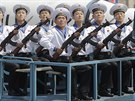 Vojenská pehlídka v Pchjongjangu (15. dubna 2017)