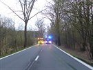 Nehoda dvou vozidel na Blanensku si vyádala ti lidské ivoty (22. dubna 2017).
