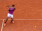 Španělský tenista Rafael Nadal během finále turnaje v Monte Carlu.