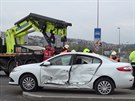 Nehoda na Trojskm most v Praze