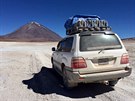 Sopka Juriques na hranici Bolívie a Chile