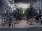 Vizualizace nové podoby ulice Konecchlumského.