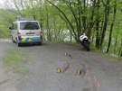 Policist hledaj svdky nehody, kter se stala 25. dubna mezi obcemi Slapy a...
