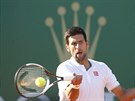 Novak Djokovi ve tvrtfinále turnaje v Monte Carlu.