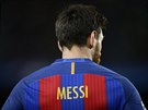 Lionel Messi z Barcelony bhem tvrtfinále Ligy mistr proti Juventusu (19....