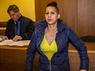 Sabina Kapurov alias Niky69 u Krajskho soudu v Hradci Krlov (25.4.2017).