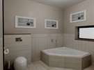 Vizualizace: hlavní koupelna s velkou vanou