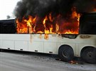 Zejm technick zvada motoru zapinila por autobusu v Brn. Na mst...