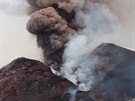 Jak se bouí italská sopka Etna