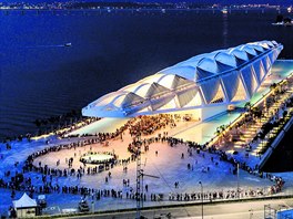 Futurismus. Muzeum budoucnosti v Riu de Janeiru od Santiaga Calatravy získalo...
