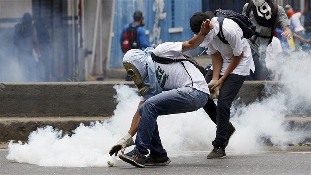 Protivládní protesty v Caracasu (19. dubna 2017)
